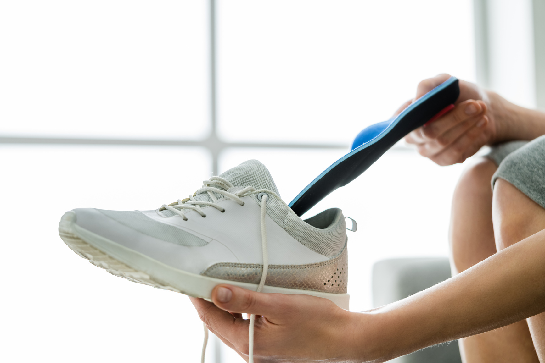 Shoe Sole In Footwear For Healthy Foot